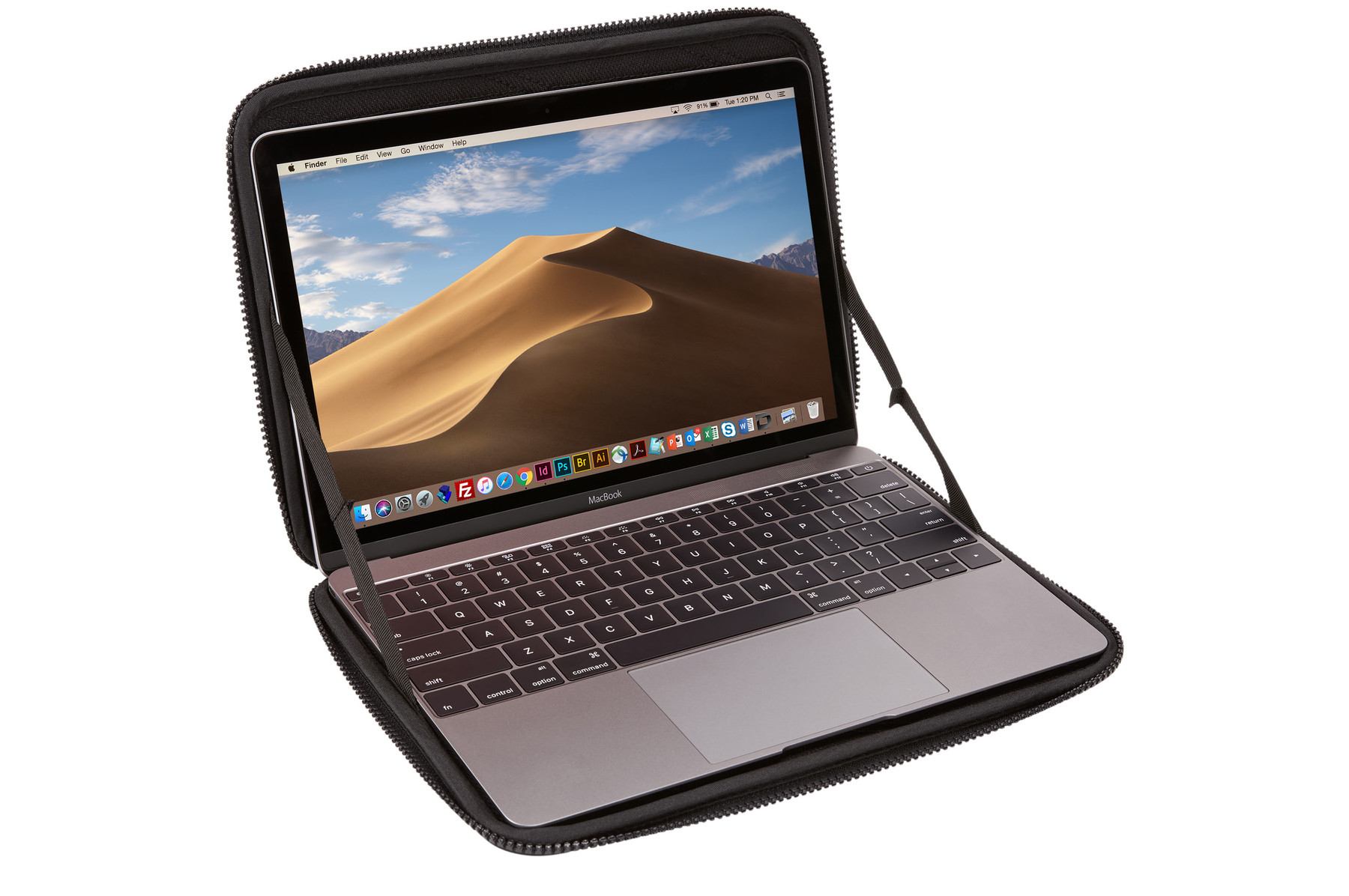 Custodia Thule Gauntlet Per MacBook Pro 16" (compatibile Anche Con 15" E PC 14") - Blu, Protezione Rigida, Design A Conchiglia