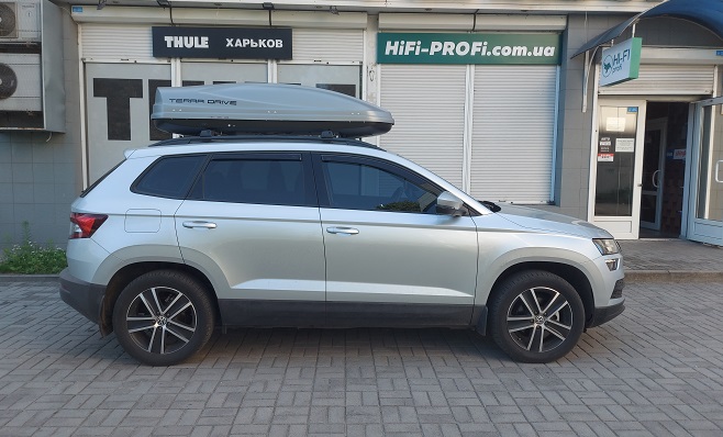 Skoda Karoq с автобоксом Terra Drive 480 серый мат